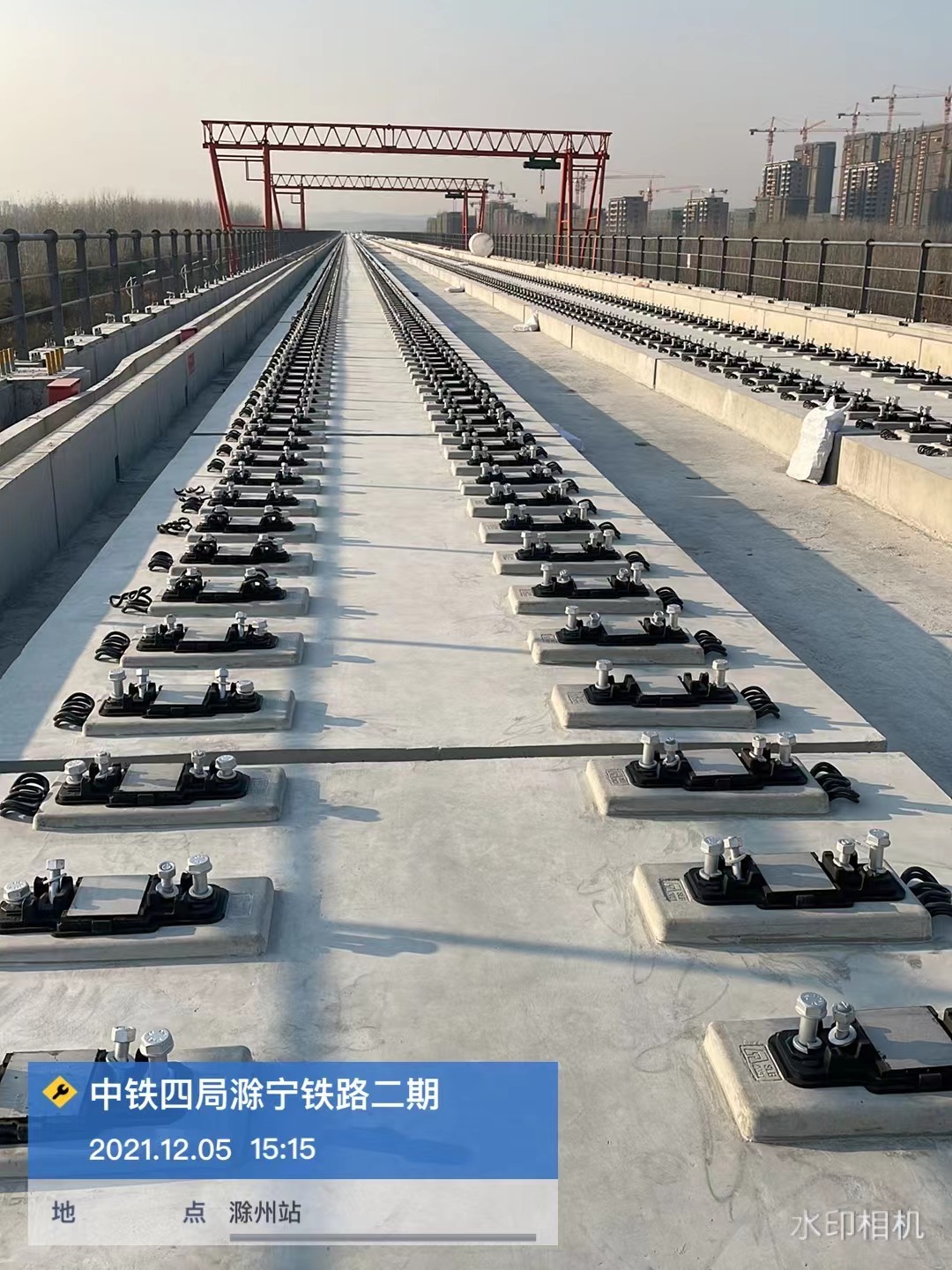 滁宁城际-中铁四局钢管双块式枕